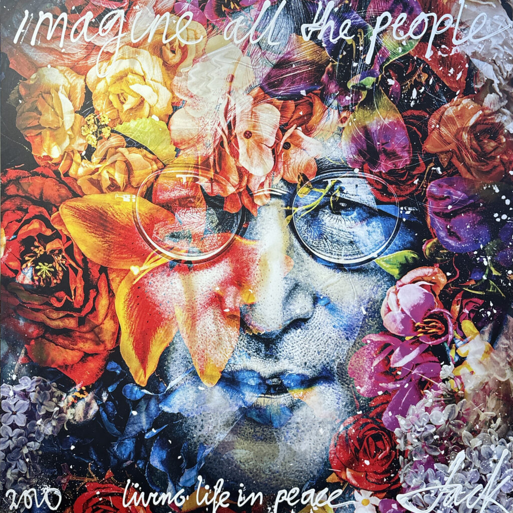 Someone Imagine Modern pop art schilderij - IMAGINE ALL THE PEOPLE - Special - Jacksart ...