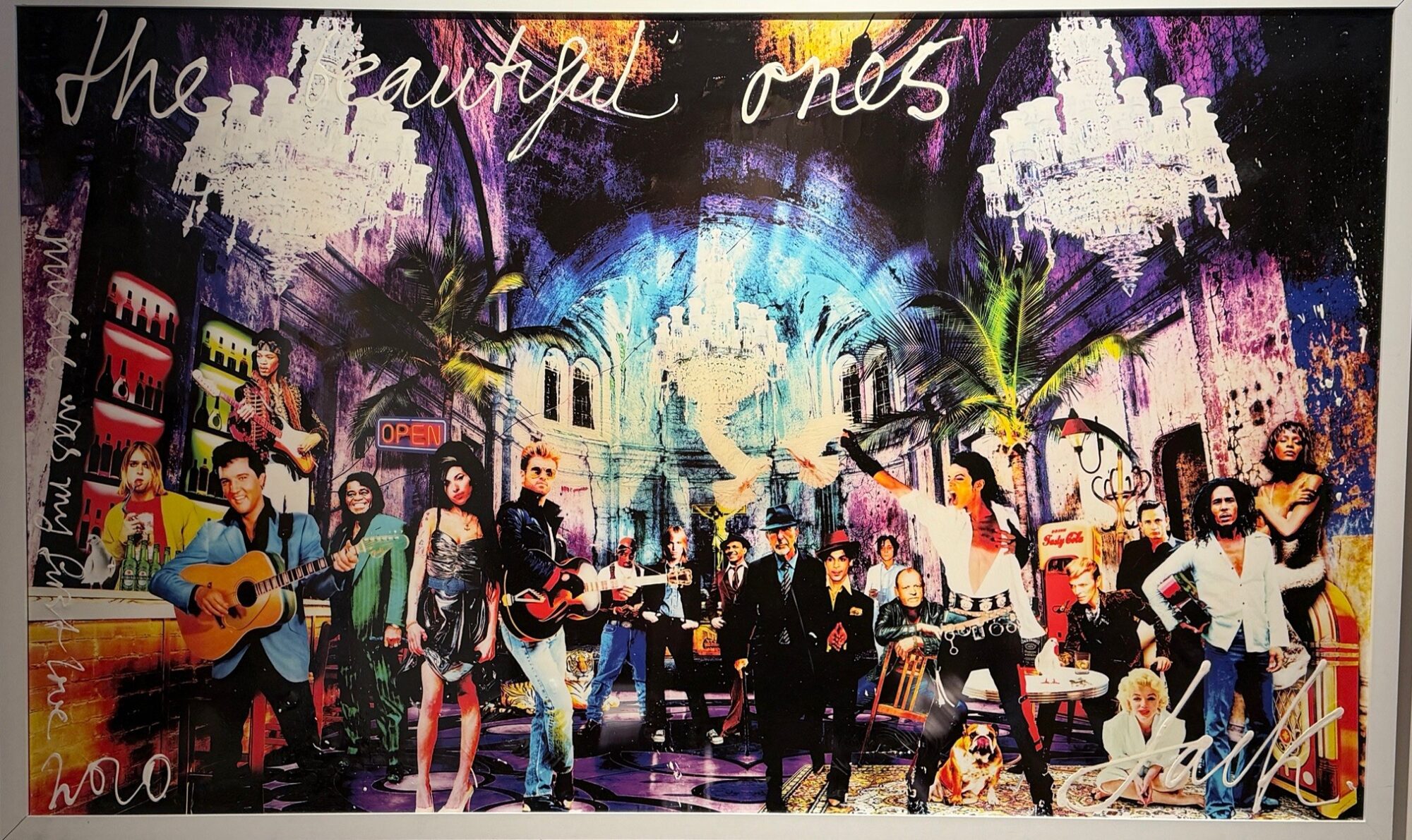 Modern pop art schilderij - THE BEAUTIFUL ONES - Jacksart - 120x200